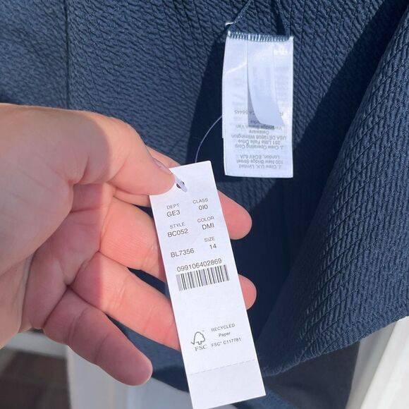 J Crew Textured Square Neck One Piece NWT - Picture 7 of 8